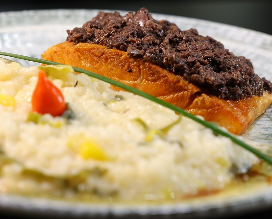 Salmão ao Tapenade